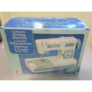 Lockstitch Sewing Machine Mini Portable Battery/AC Power + Foot Pedal + Manual